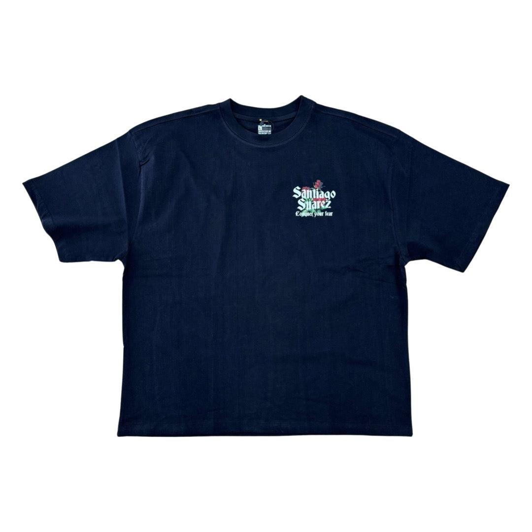 Conquer Your Fear Oversized Tee Front - Santiago Suarez