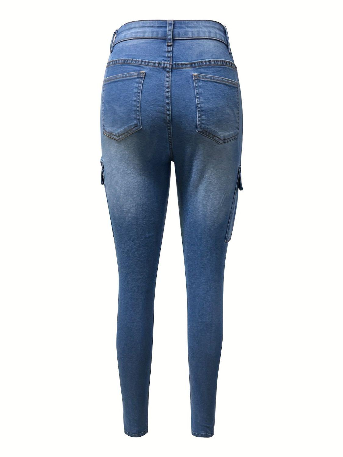 Skinny Jeans with Pockets - Santiago Suarez