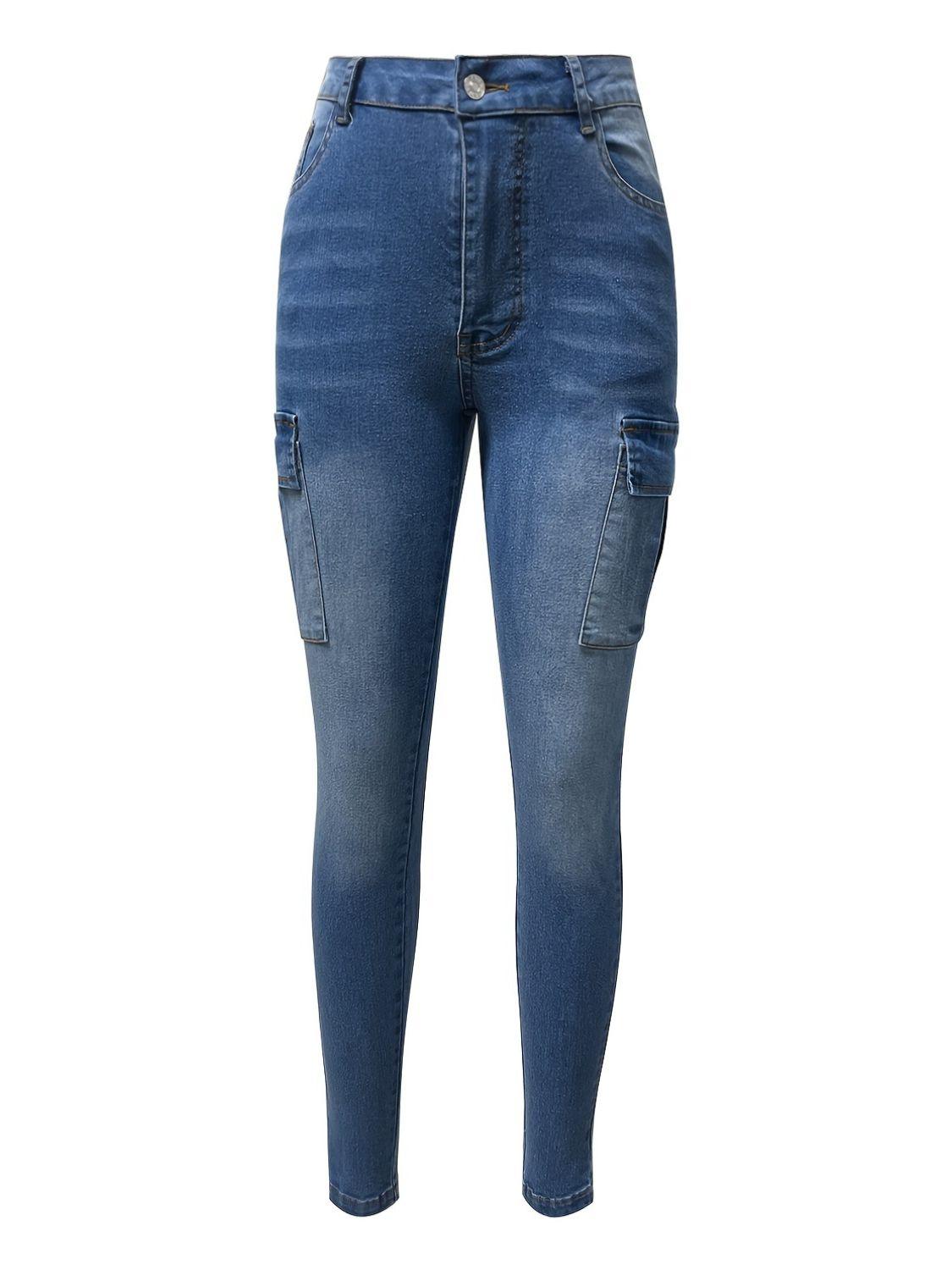 Skinny Jeans with Pockets - Santiago Suarez