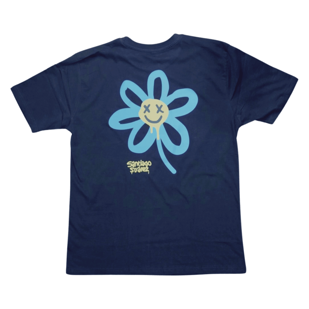 Stay Positive Flower Tee - Santiago Suarez