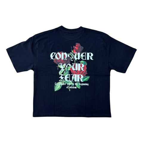 Conquer Your Fear Oversized Tee Back - Santiago Suarez