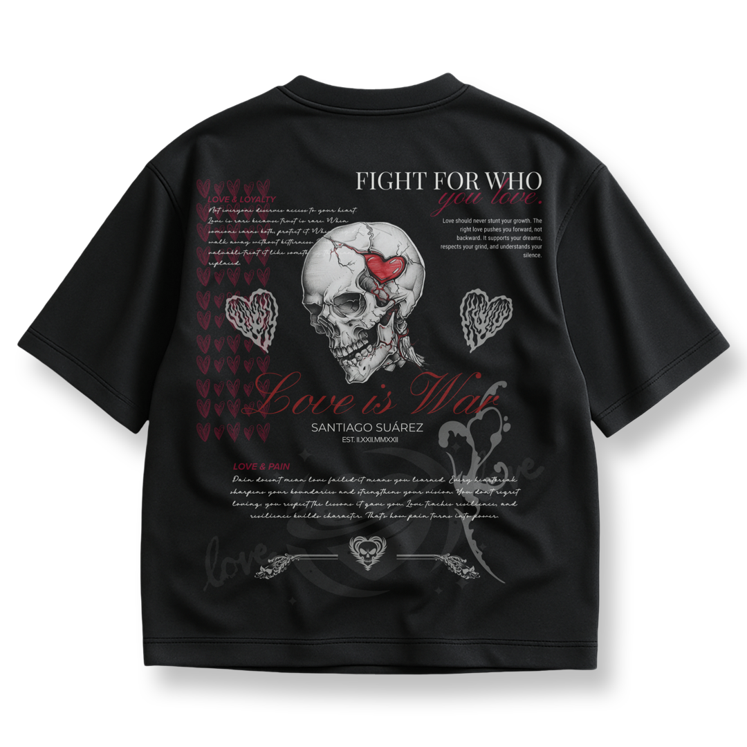 Love Is War Tee Oversized Tee