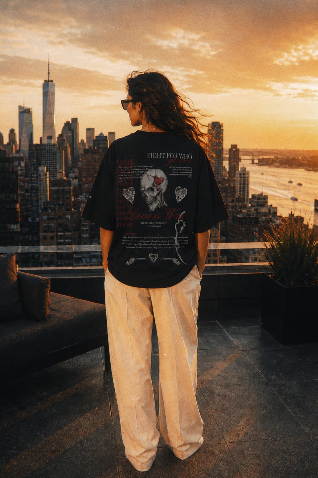 Love Is War Tee Oversized Tee