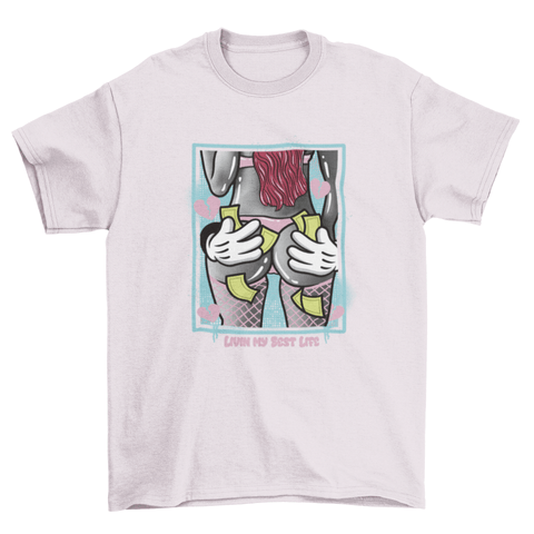 Livin my Best Life T-Shirt - Santiago Suarez