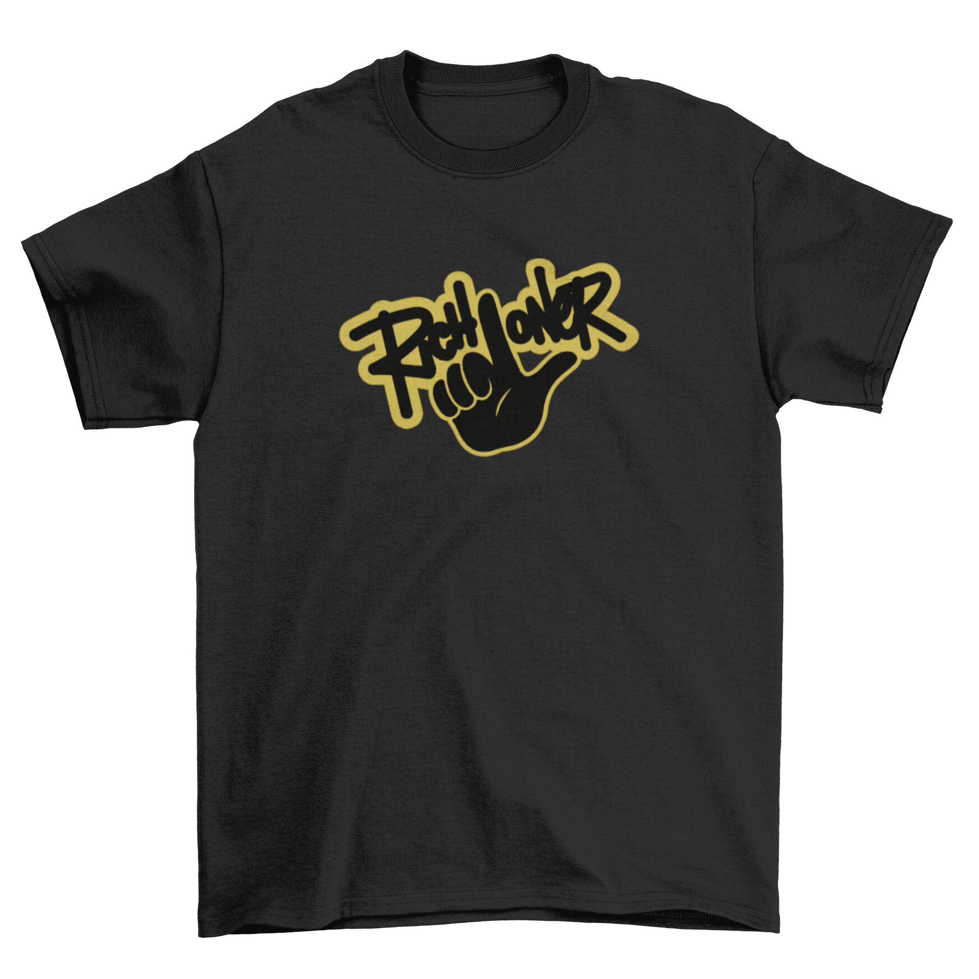 Rich Loner Metallic Gold T-Shirt - Santiago Suarez