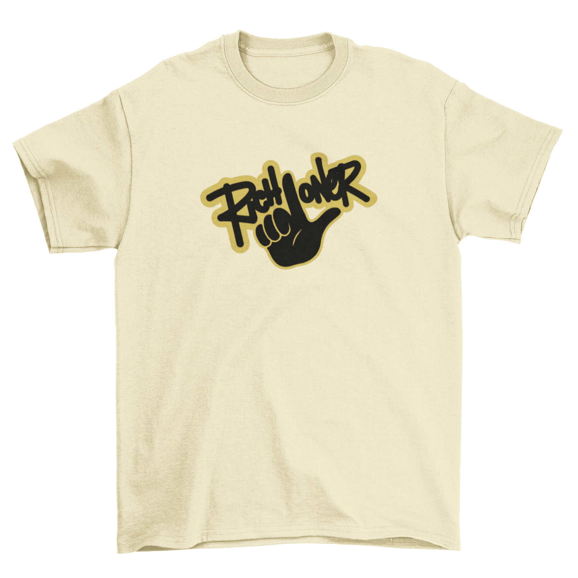 Rich Loner Metallic Gold T-Shirt - Santiago Suarez