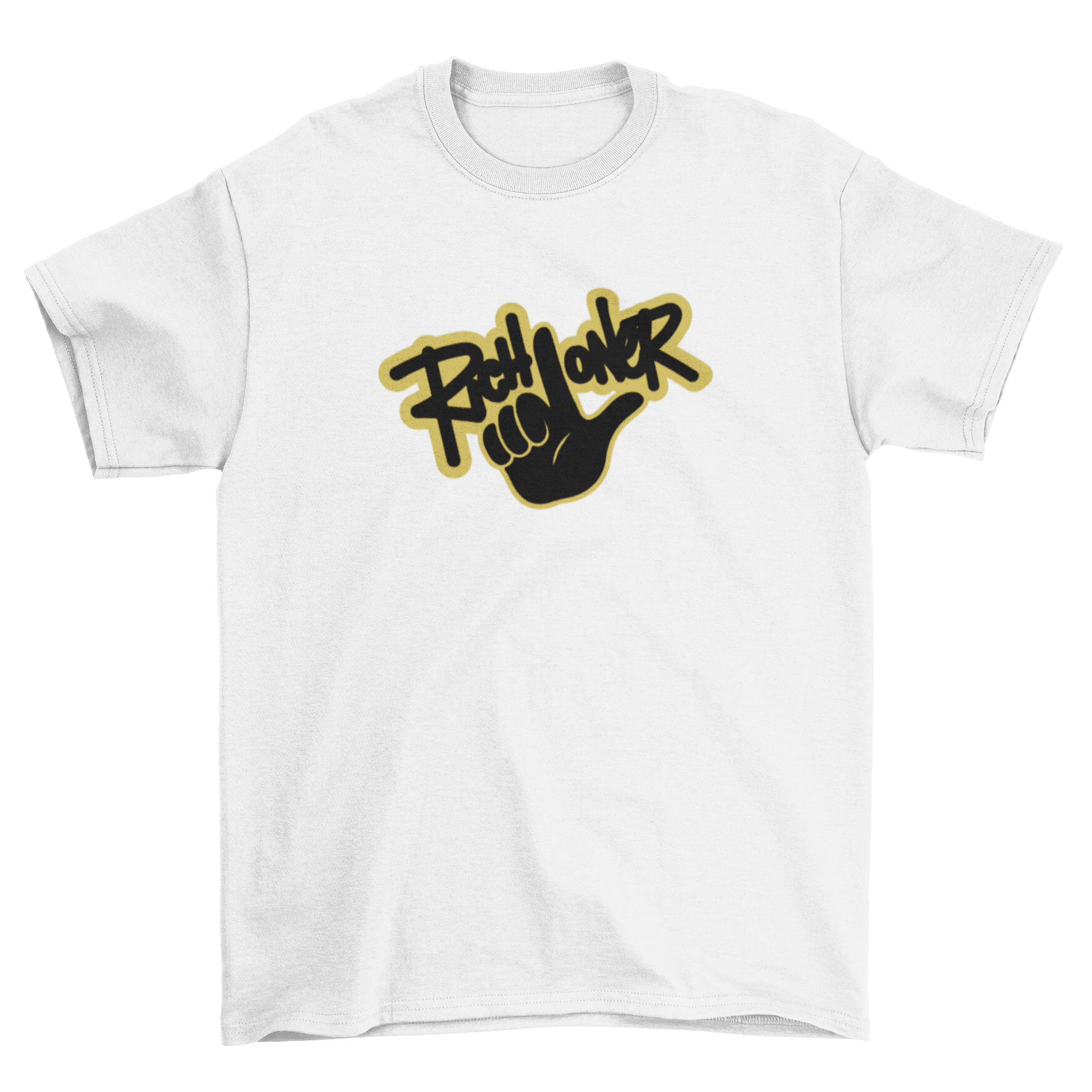 Rich Loner Metallic Gold T-Shirt - Santiago Suarez
