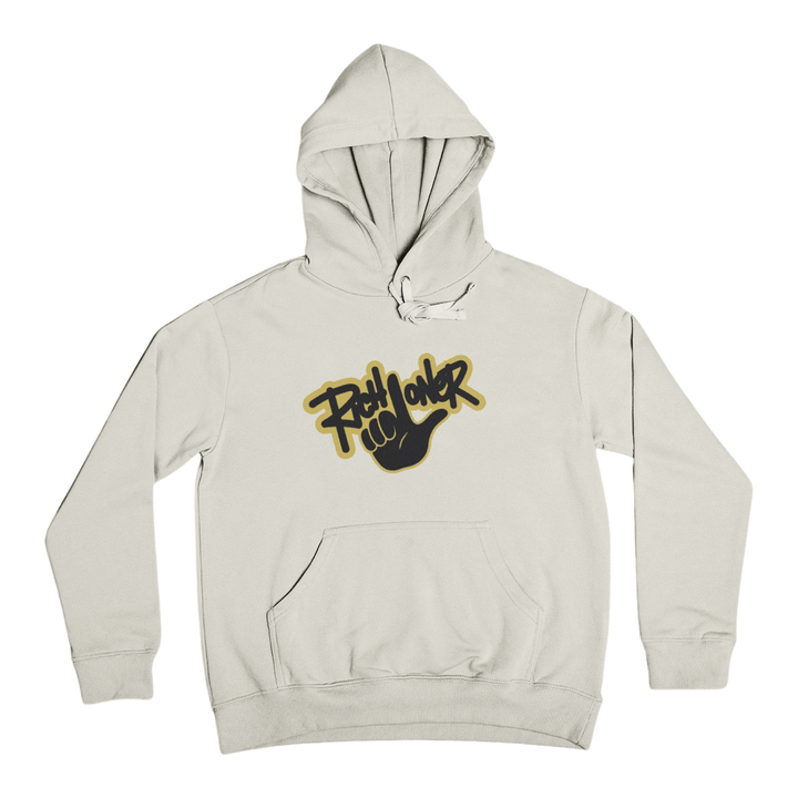 Rich Loner Metallic Gold Hoodie - Santiago Suarez